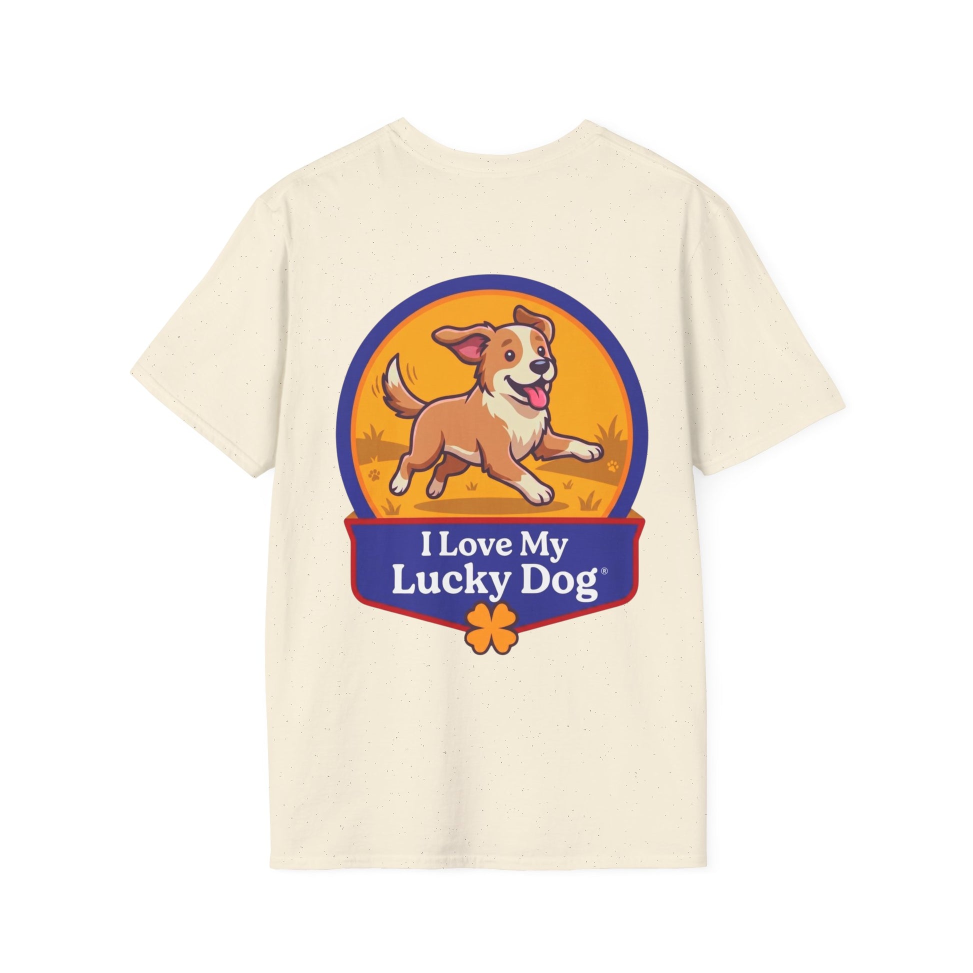 Lucky Dog T-Shirt — "I Love My Lucky Dog" Cute Pet Lover Tee