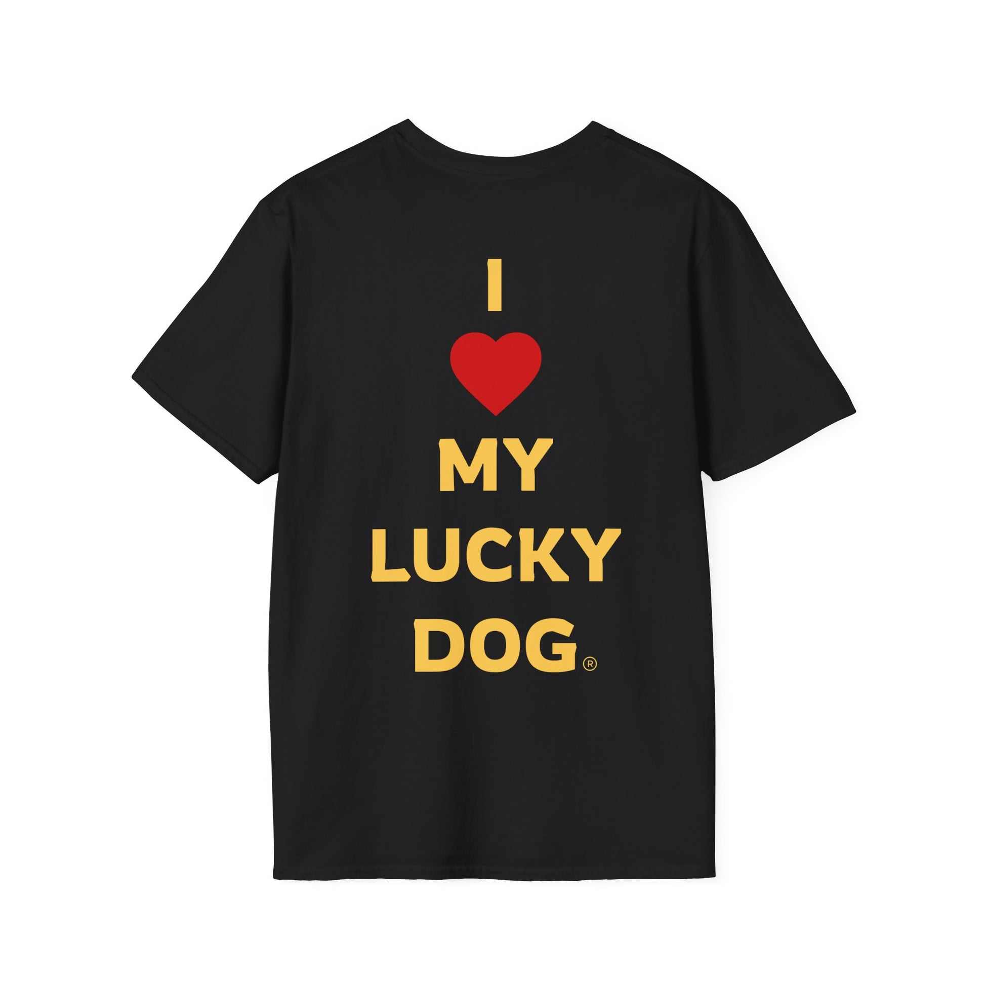 I Love My Lucky Dog Unisex Oversized Boxy Tee