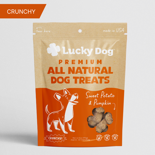 Lucky Dog® Crunchy Sweet Potato & Pumpkin Dog Treats (3-Pack Bundle)