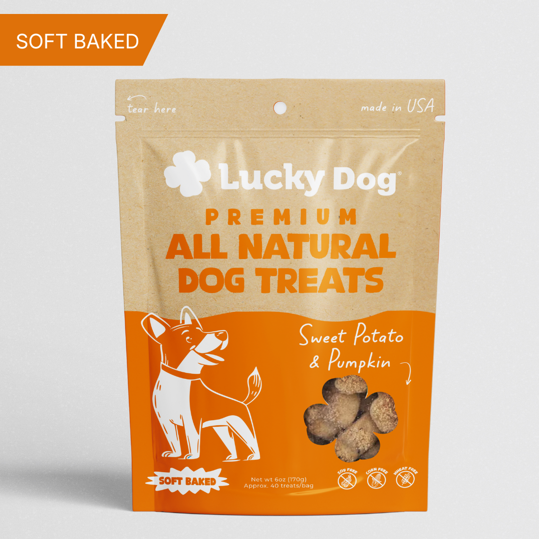 Lucky Dog® Soft Baked Sweet Potato & Pumpkin Dog Treats (3-Pack Bundle)