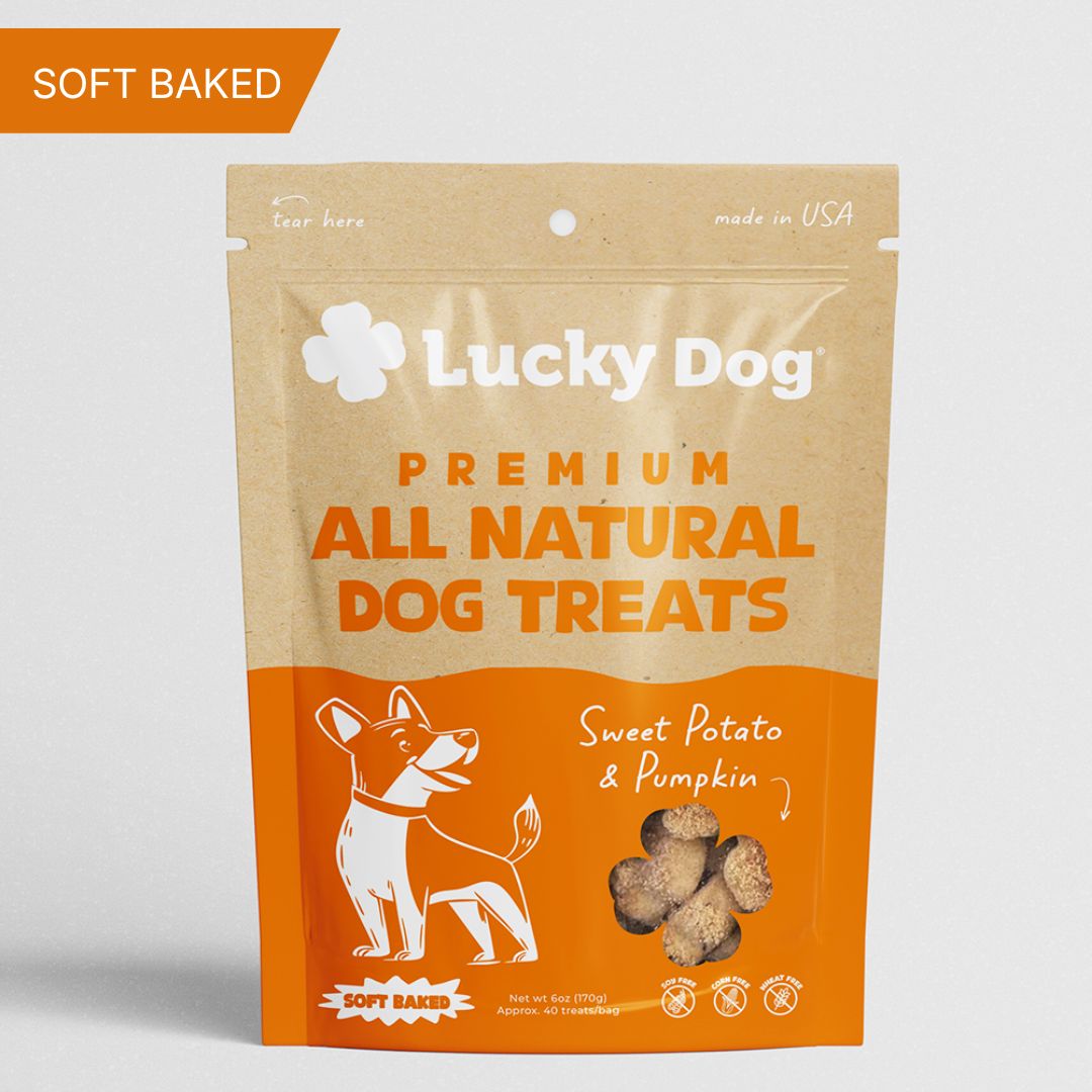 Lucky Dog® Soft Baked Sweet Potato & Pumpkin Dog Treats (3-Pack Bundle)