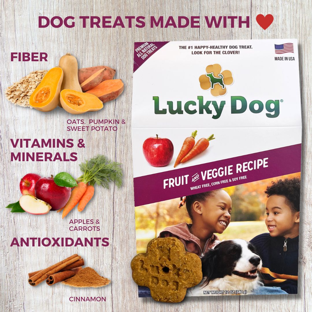 Lucky Dog® Grain-Free Fruit & Veggie Dog Treats