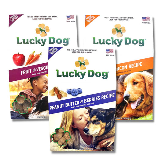 Lucky Dog® Grain-Free Dog Treats Variety (3-Pack Bundle)