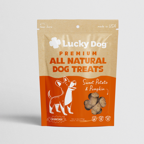 Lucky Dog® Crunchy Sweet Potato & Pumpkin Dog Treats (3-Pack Bundle)