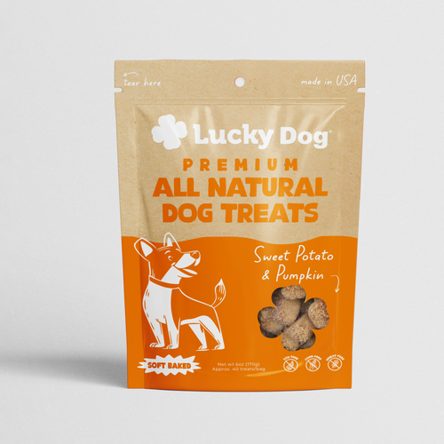 Lucky Dog® Soft Baked Sweet Potato & Pumpkin Dog Treats (3-Pack Bundle)
