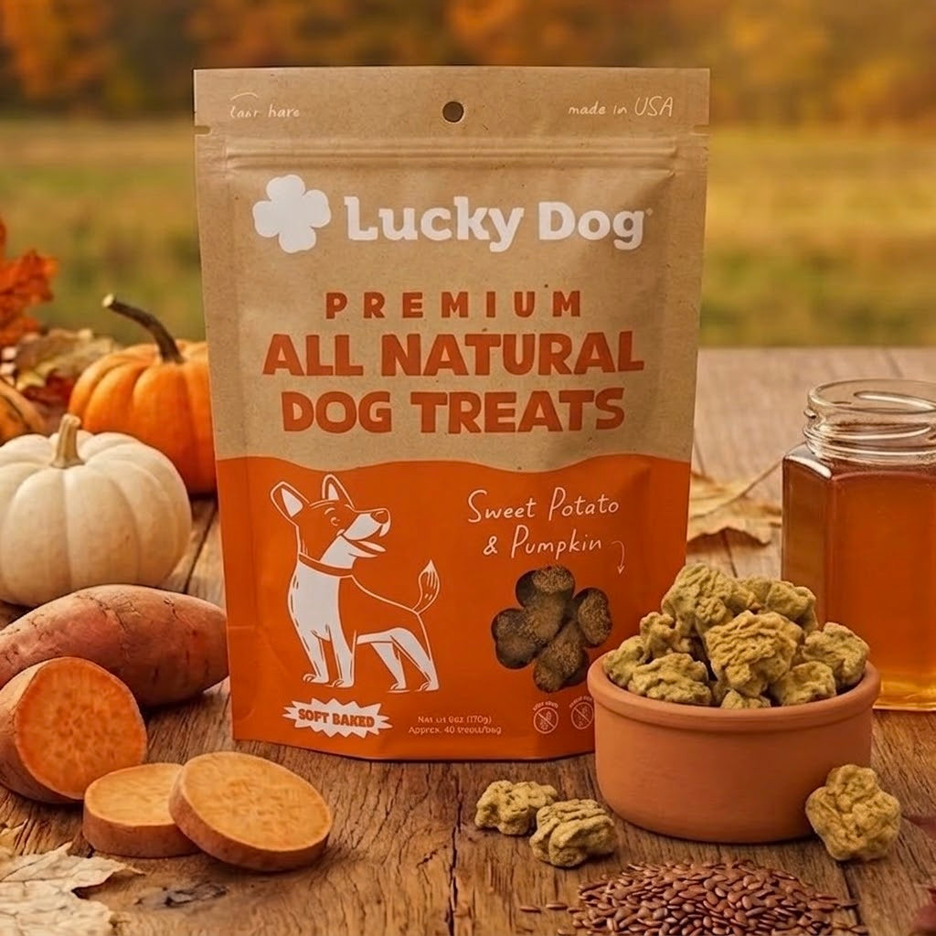 Lucky Dog® Soft Baked Sweet Potato & Pumpkin Dog Treats