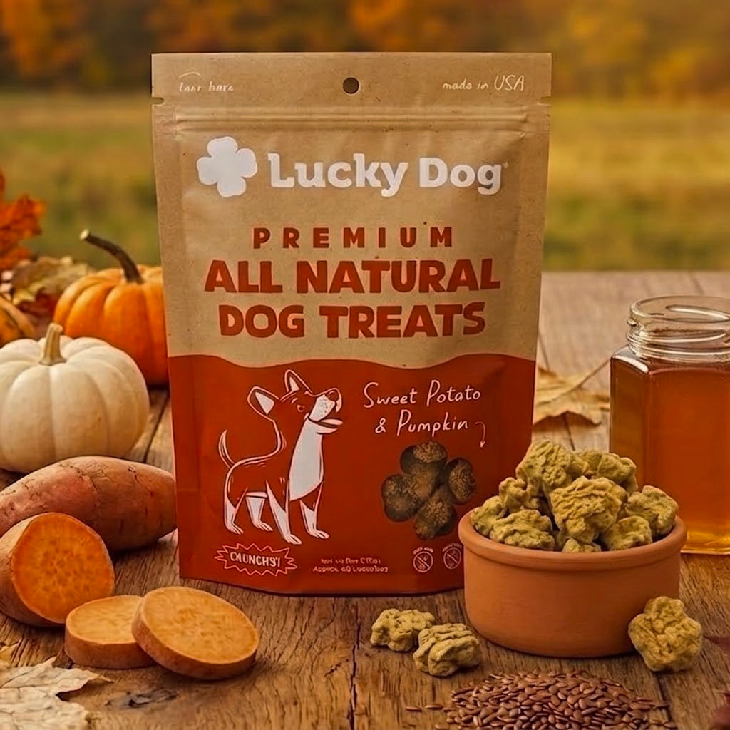 Lucky Dog® Crunchy Sweet Potato & Pumpkin Dog Treats